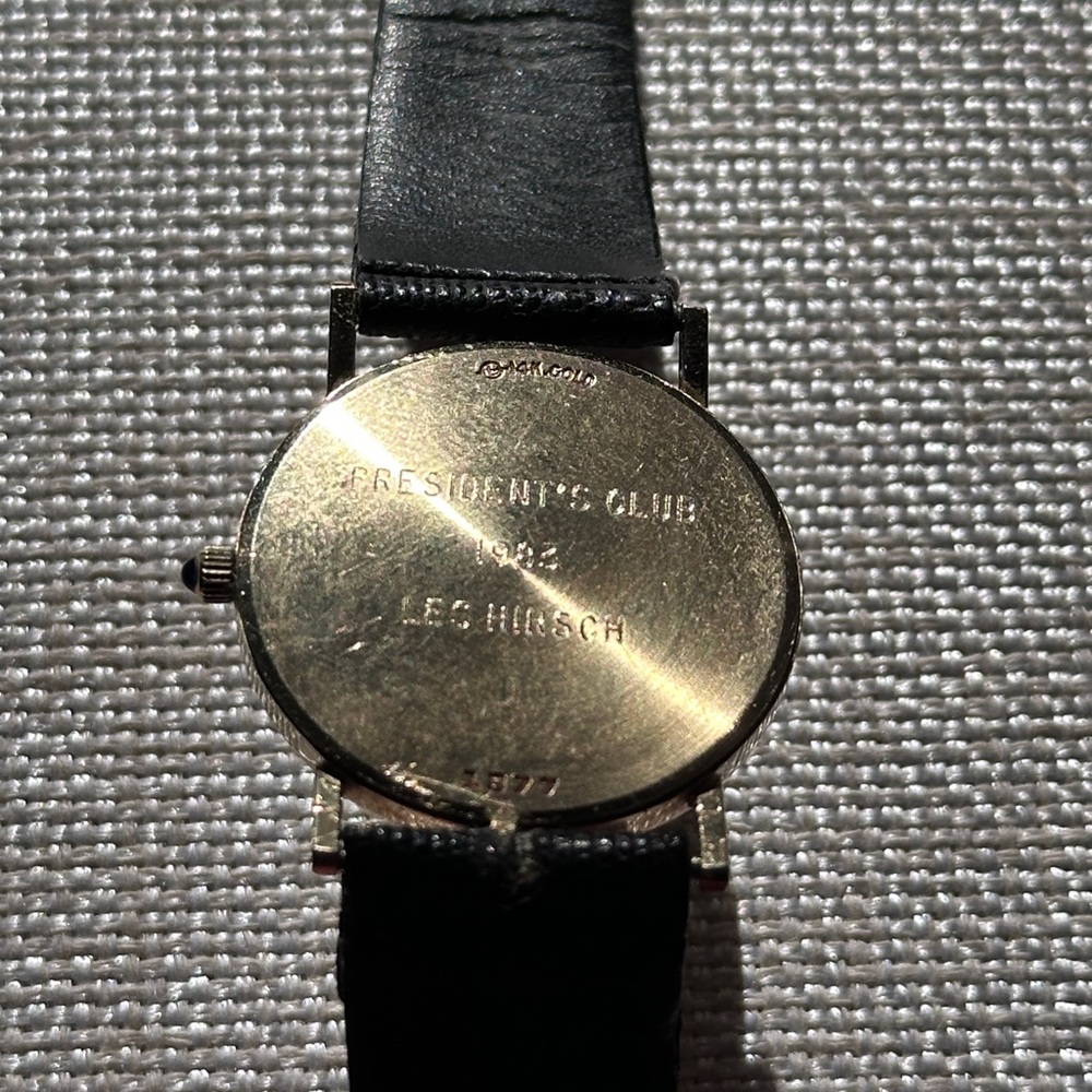 Omega De Ville 1377 14k Solid Gold Vintage 1980s Dress Watch Lizard Strap - Picture 6 of 16